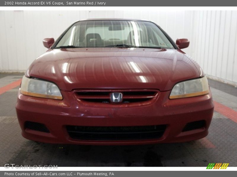 San Marino Red / Ivory 2002 Honda Accord EX V6 Coupe