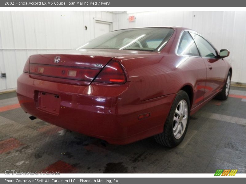 San Marino Red / Ivory 2002 Honda Accord EX V6 Coupe