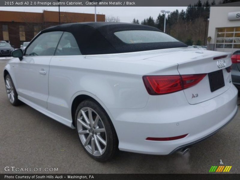 Glacier White Metallic / Black 2015 Audi A3 2.0 Prestige quattro Cabriolet