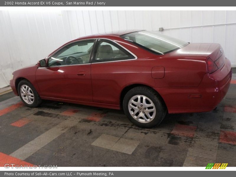 San Marino Red / Ivory 2002 Honda Accord EX V6 Coupe