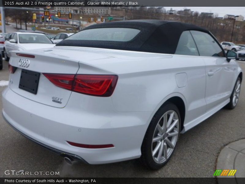 Glacier White Metallic / Black 2015 Audi A3 2.0 Prestige quattro Cabriolet