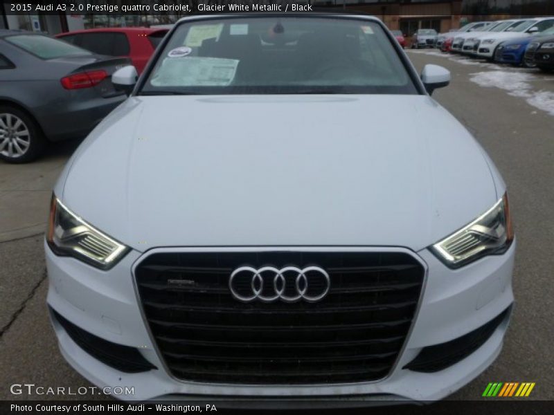 Glacier White Metallic / Black 2015 Audi A3 2.0 Prestige quattro Cabriolet