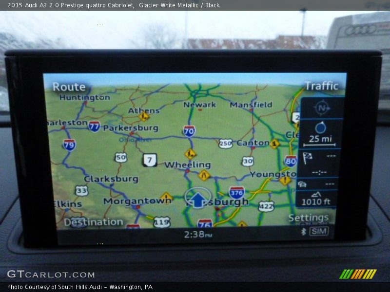 Glacier White Metallic / Black 2015 Audi A3 2.0 Prestige quattro Cabriolet