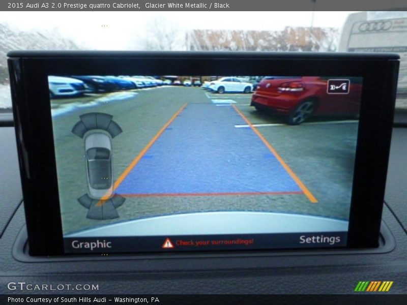 Glacier White Metallic / Black 2015 Audi A3 2.0 Prestige quattro Cabriolet