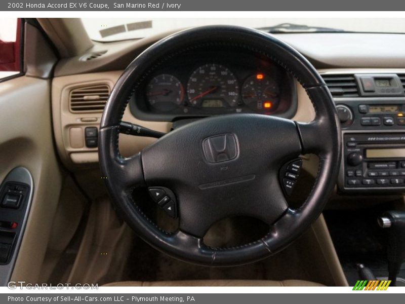 San Marino Red / Ivory 2002 Honda Accord EX V6 Coupe