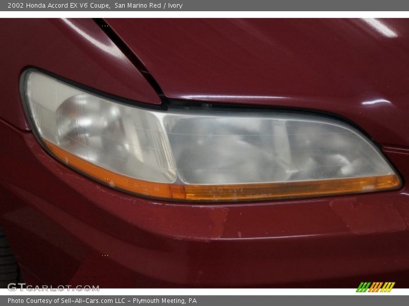 San Marino Red / Ivory 2002 Honda Accord EX V6 Coupe