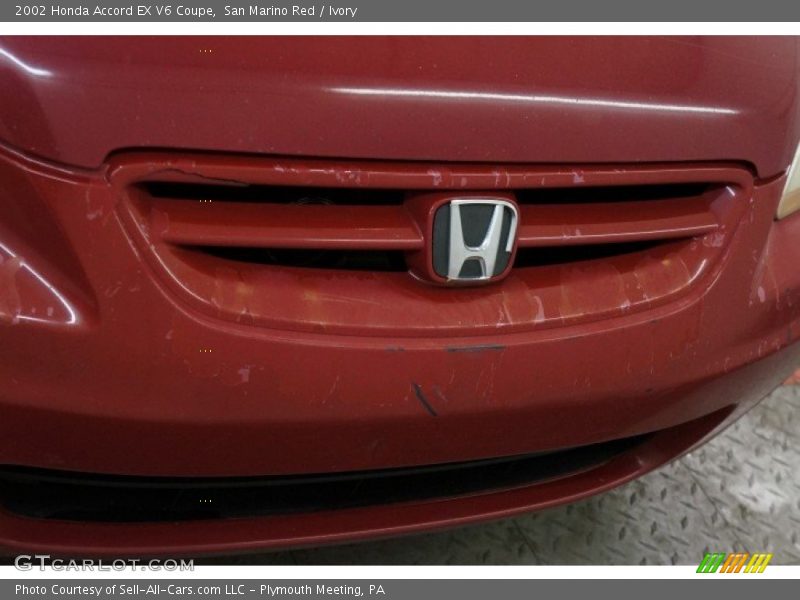 San Marino Red / Ivory 2002 Honda Accord EX V6 Coupe