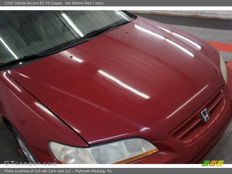 San Marino Red / Ivory 2002 Honda Accord EX V6 Coupe