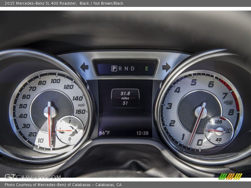 Black / Nut Brown/Black 2015 Mercedes-Benz SL 400 Roadster