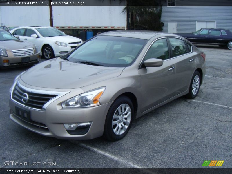 Java Metallic / Beige 2013 Nissan Altima 2.5 S