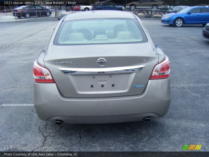 Java Metallic / Beige 2013 Nissan Altima 2.5 S