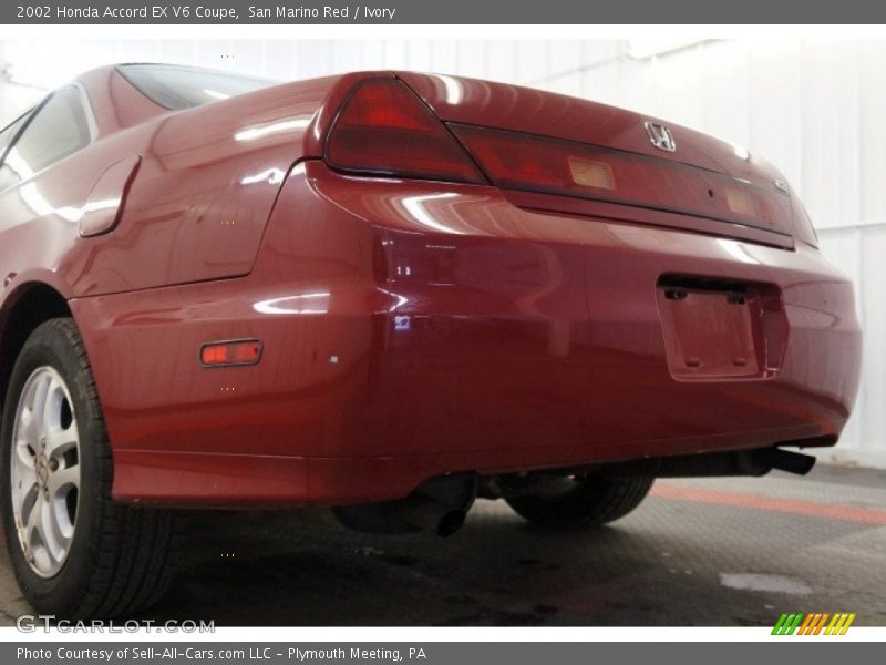 San Marino Red / Ivory 2002 Honda Accord EX V6 Coupe