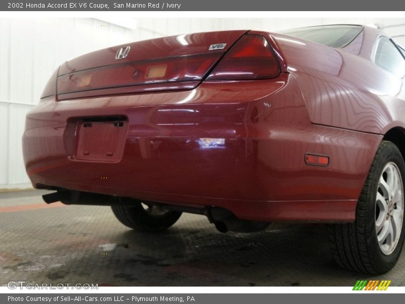 San Marino Red / Ivory 2002 Honda Accord EX V6 Coupe