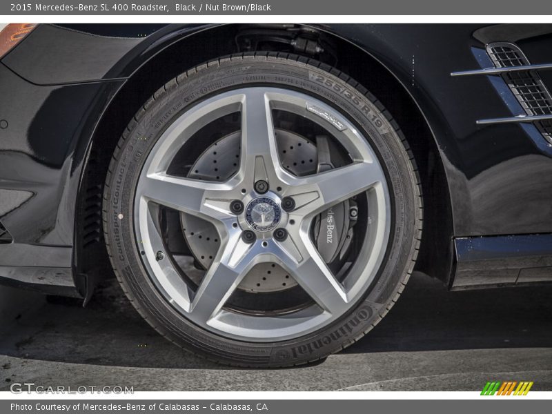 Black / Nut Brown/Black 2015 Mercedes-Benz SL 400 Roadster