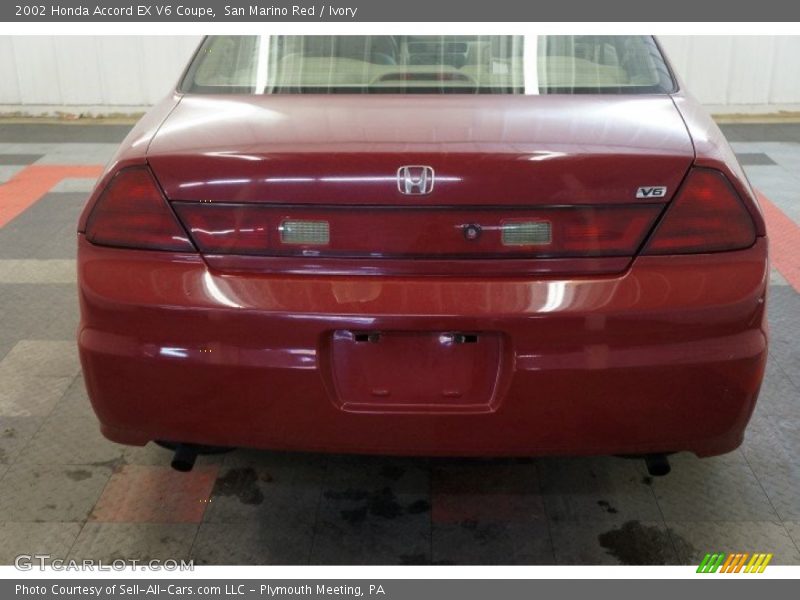 San Marino Red / Ivory 2002 Honda Accord EX V6 Coupe