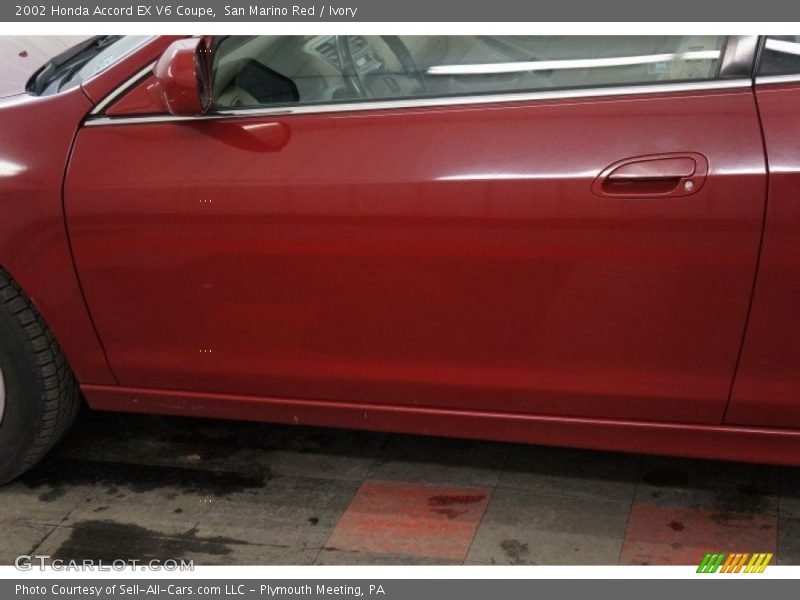 San Marino Red / Ivory 2002 Honda Accord EX V6 Coupe