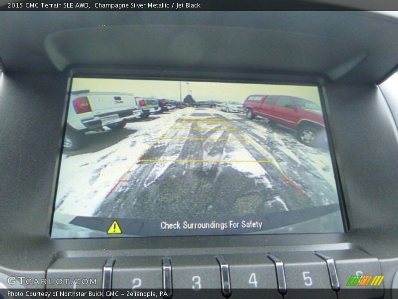 Champagne Silver Metallic / Jet Black 2015 GMC Terrain SLE AWD