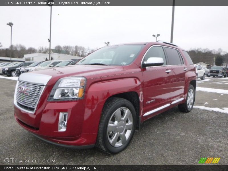 Crystal Red Tintcoat / Jet Black 2015 GMC Terrain Denali AWD