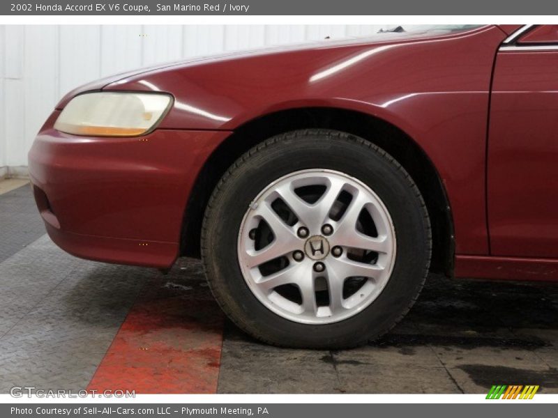 San Marino Red / Ivory 2002 Honda Accord EX V6 Coupe