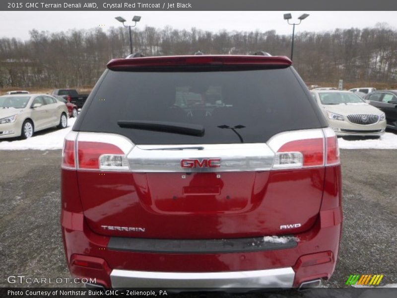 Crystal Red Tintcoat / Jet Black 2015 GMC Terrain Denali AWD