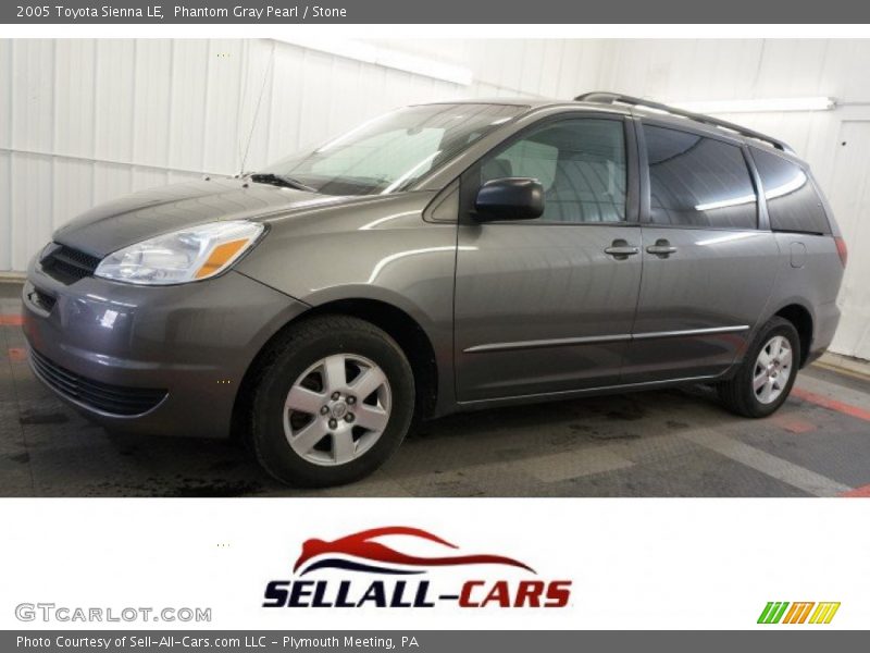 Phantom Gray Pearl / Stone 2005 Toyota Sienna LE