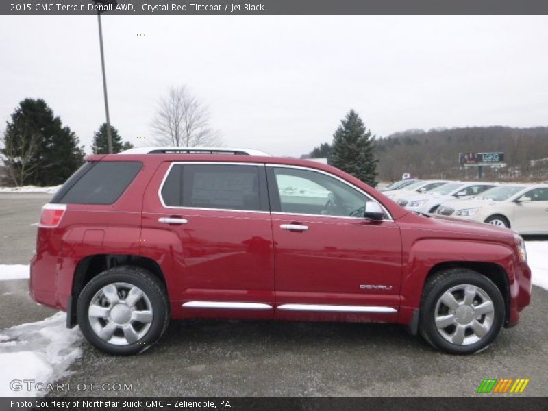 Crystal Red Tintcoat / Jet Black 2015 GMC Terrain Denali AWD