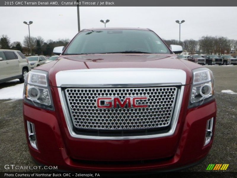 Crystal Red Tintcoat / Jet Black 2015 GMC Terrain Denali AWD
