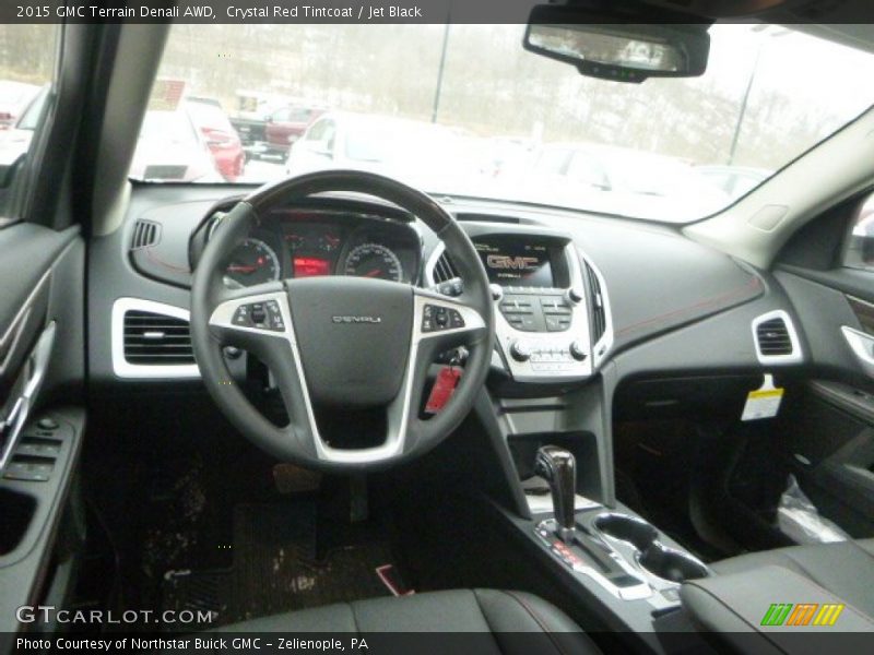 Crystal Red Tintcoat / Jet Black 2015 GMC Terrain Denali AWD