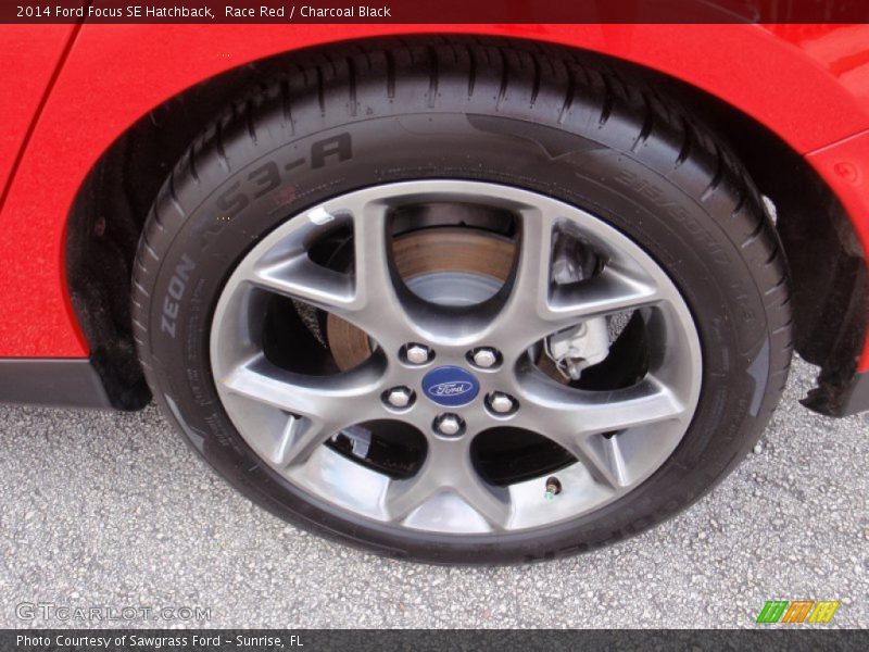 Race Red / Charcoal Black 2014 Ford Focus SE Hatchback