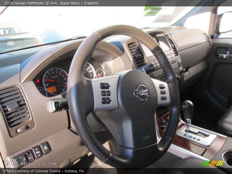 Super Black / Graphite 2010 Nissan Pathfinder LE 4x4