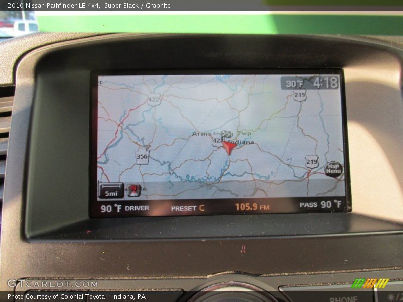 Super Black / Graphite 2010 Nissan Pathfinder LE 4x4