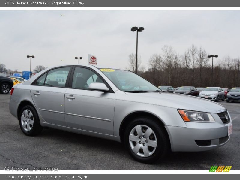 Bright Silver / Gray 2006 Hyundai Sonata GL