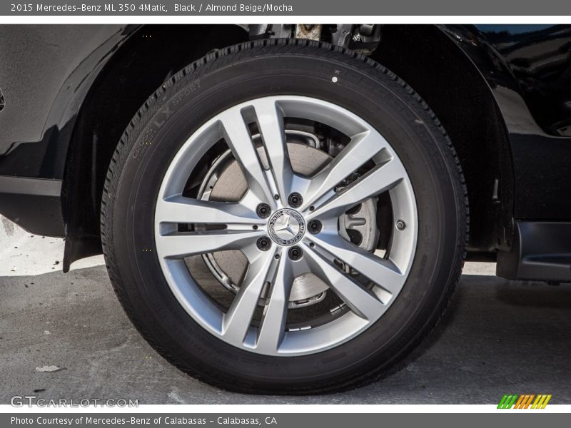Black / Almond Beige/Mocha 2015 Mercedes-Benz ML 350 4Matic