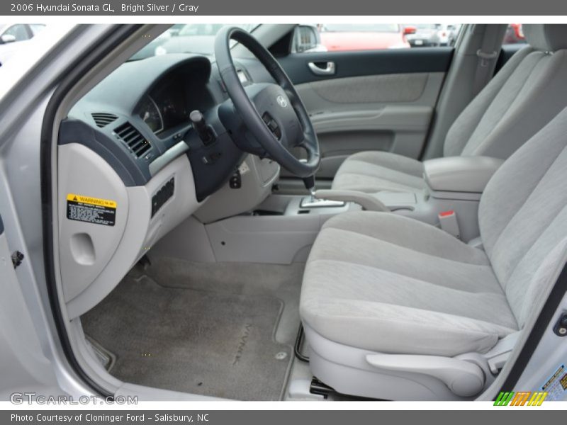 Bright Silver / Gray 2006 Hyundai Sonata GL