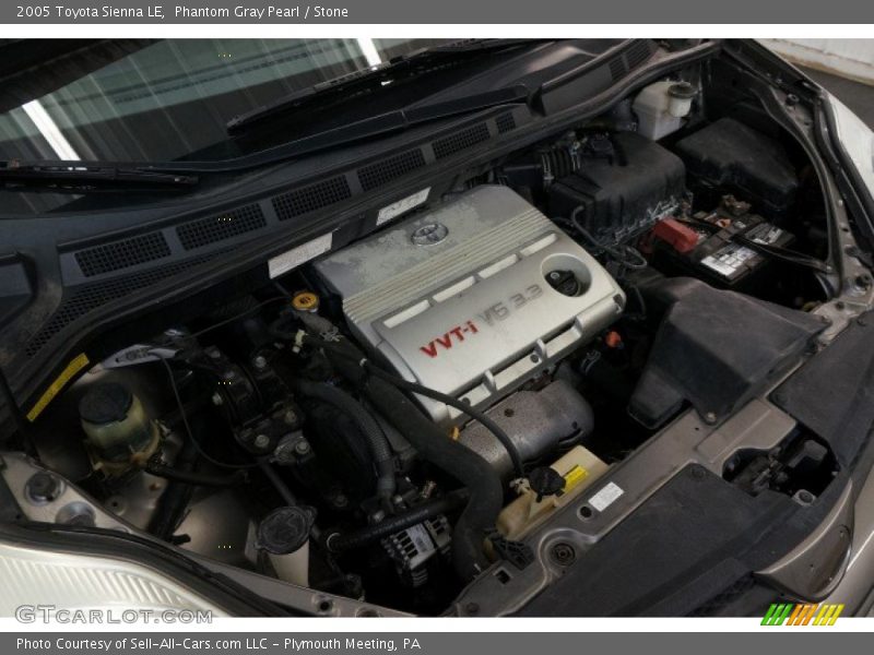 Phantom Gray Pearl / Stone 2005 Toyota Sienna LE