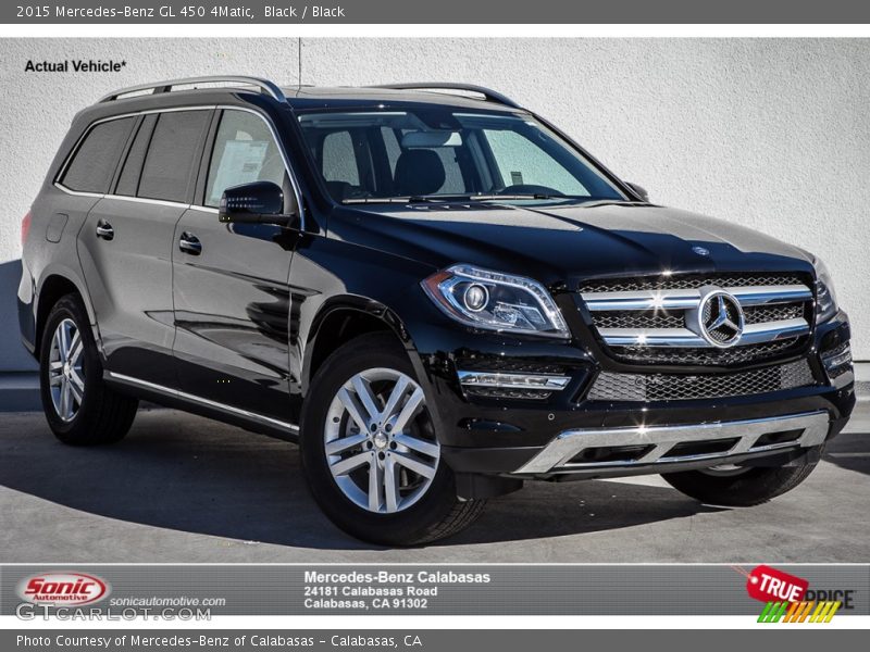 Black / Black 2015 Mercedes-Benz GL 450 4Matic