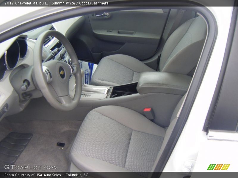 Summit White / Cocoa/Cashmere 2012 Chevrolet Malibu LS