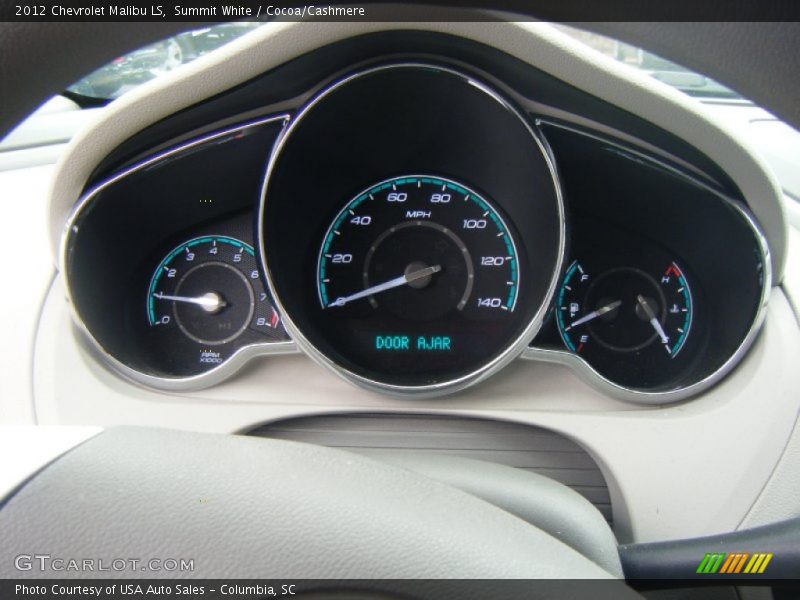 Summit White / Cocoa/Cashmere 2012 Chevrolet Malibu LS