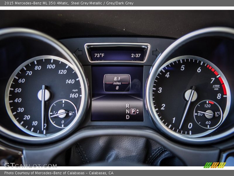  2015 ML 350 4Matic 350 4Matic Gauges