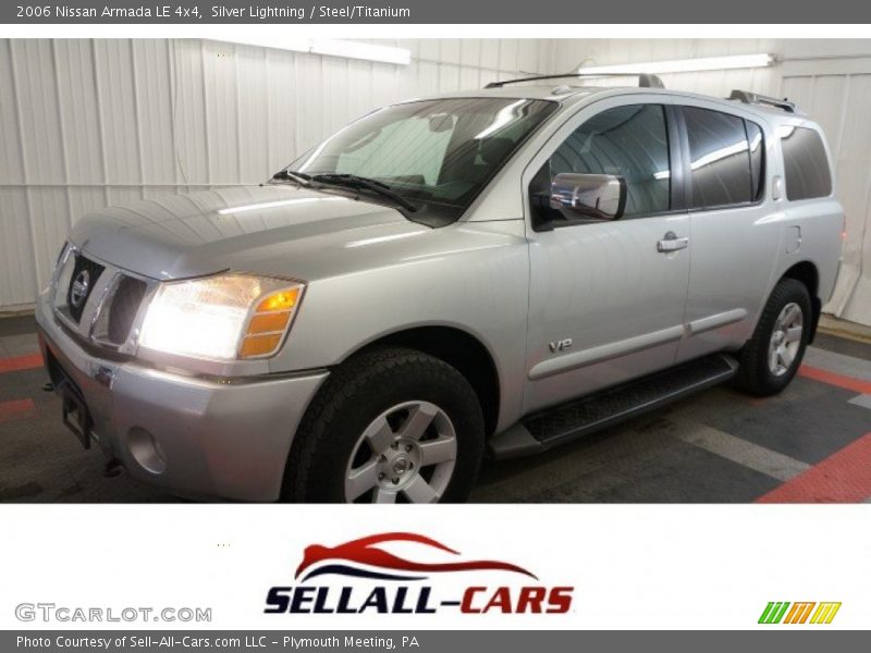 Silver Lightning / Steel/Titanium 2006 Nissan Armada LE 4x4