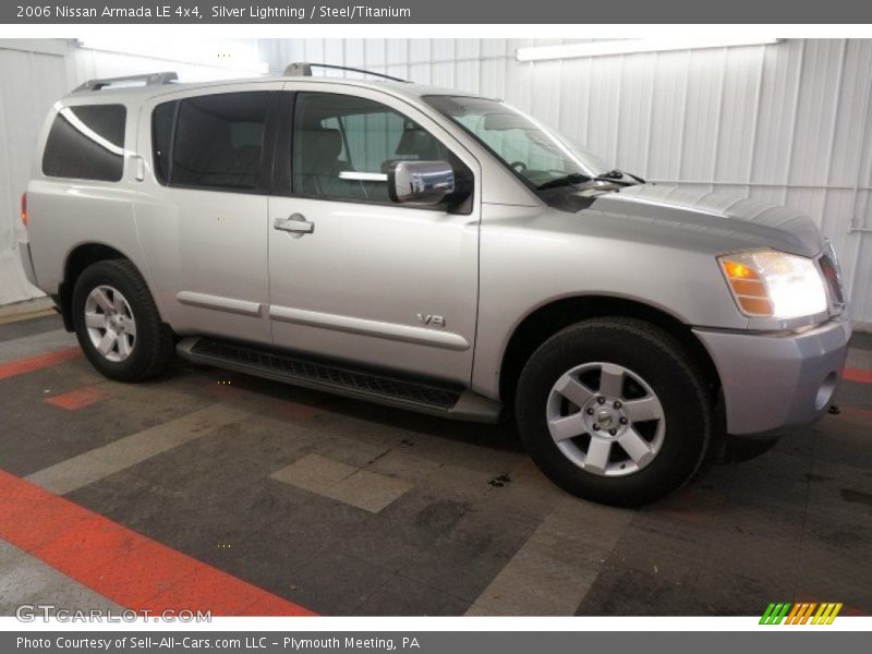 Silver Lightning / Steel/Titanium 2006 Nissan Armada LE 4x4