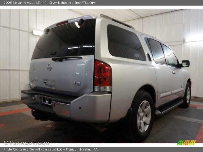 Silver Lightning / Steel/Titanium 2006 Nissan Armada LE 4x4