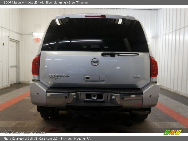 Silver Lightning / Steel/Titanium 2006 Nissan Armada LE 4x4