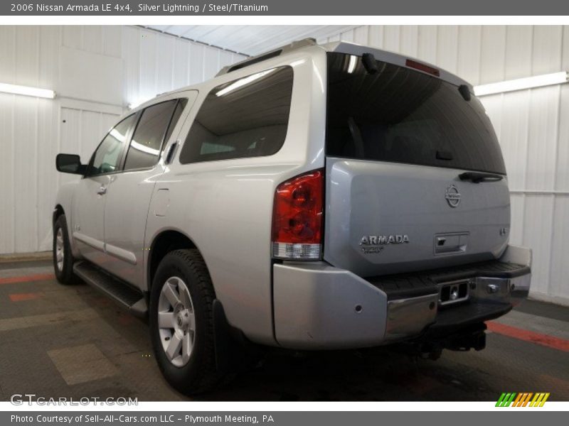 Silver Lightning / Steel/Titanium 2006 Nissan Armada LE 4x4