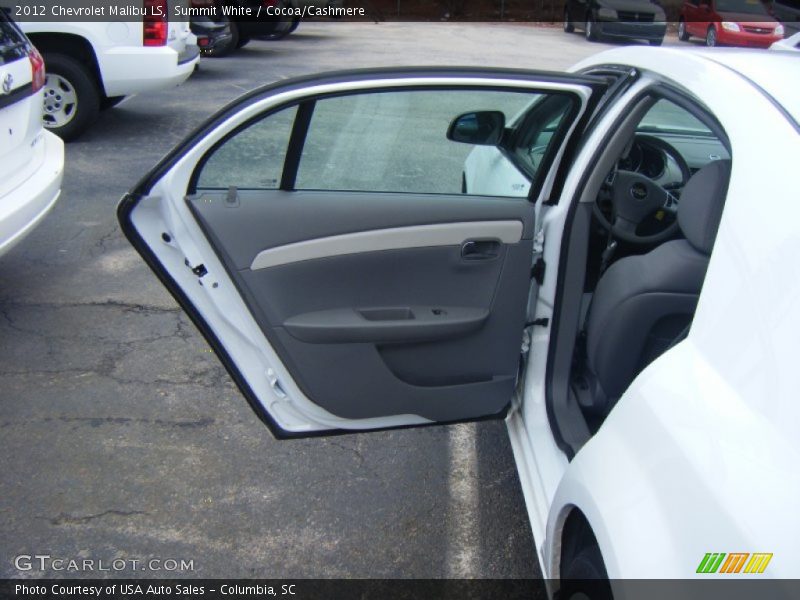 Summit White / Cocoa/Cashmere 2012 Chevrolet Malibu LS