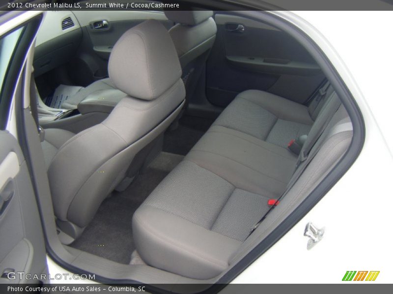 Summit White / Cocoa/Cashmere 2012 Chevrolet Malibu LS