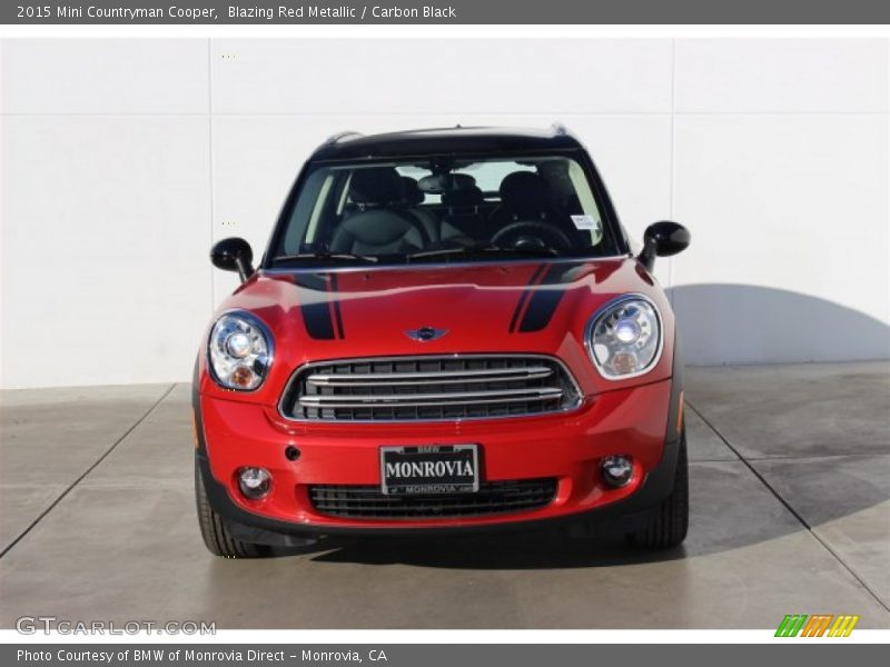Blazing Red Metallic / Carbon Black 2015 Mini Countryman Cooper