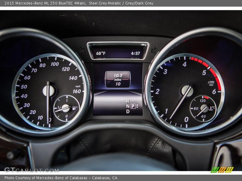  2015 ML 250 BlueTEC 4Matic 250 BlueTEC 4Matic Gauges