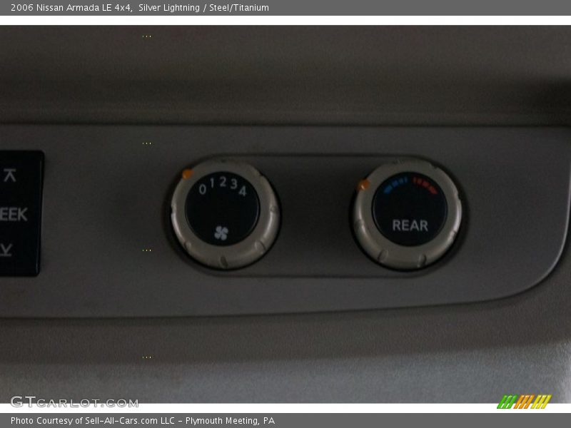 Silver Lightning / Steel/Titanium 2006 Nissan Armada LE 4x4