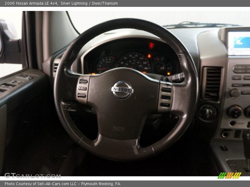 Silver Lightning / Steel/Titanium 2006 Nissan Armada LE 4x4